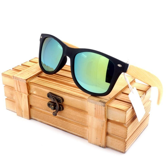 Vintage Parrilla Retro Polarized Sunglasses for Men & Women Wood